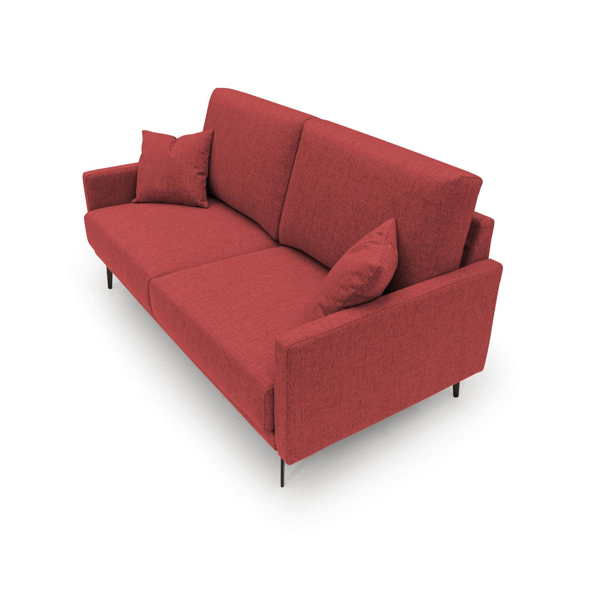 LINEARSOFA Saturno - Rot, Textil (180/94/90cm) - Divani.store