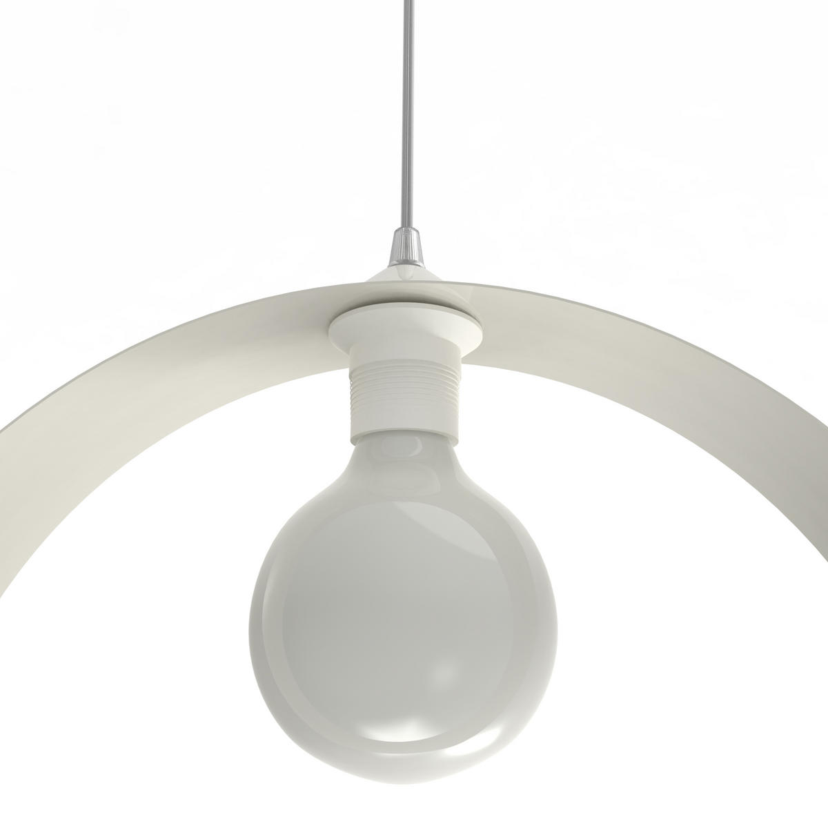 HÄNGELEUCHTE - Weiß, Metall (7/40/40cm) - Lumicom