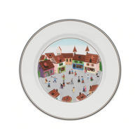 SPEISETELLER DORF Design Naif bunt ø 27 cm - Multicolor, Keramik (27cm) - Villeroy & Boch