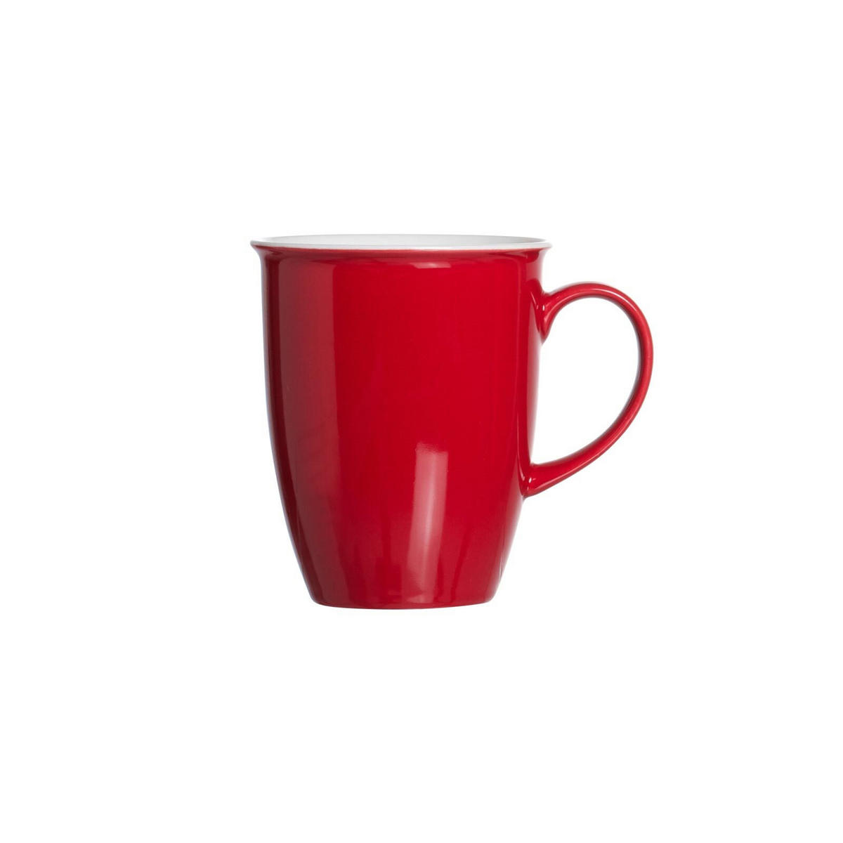 KAFFEEBECHER Doppio Rot 320 ml 6er Set - Rot, Keramik (0.32L) - Ritzenhoff Breker