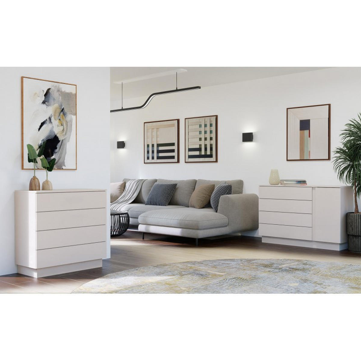 KOMMODE Kaschmir 125/84/40 - Kaschmir, Holzwerkstoff (125/84/40cm) - RAUMHIRSCH FURNITURE