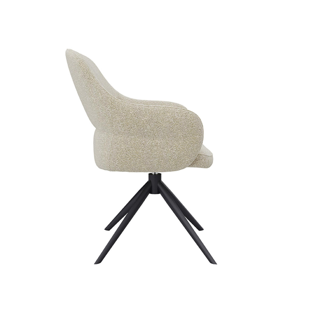 Label51 Esszimmerstuhl Beige 61x91x66 cm