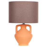 TISCHLAMPE Labrada 32/32/46 cm - Orange, Keramik (32/32/46cm) - Beliani