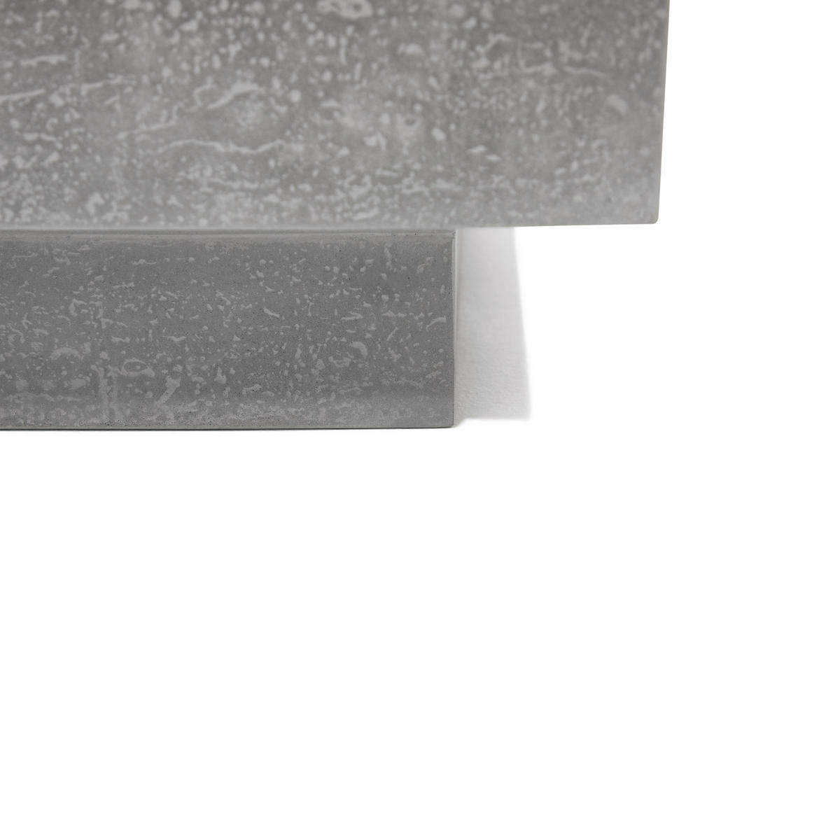 COUCHTISCH TEVERE aus GF-Beton Rechteck, Wetterbeständig, 86x86x36 cm - Grau, Naturmaterialien (86/86/36cm) - Elementi
