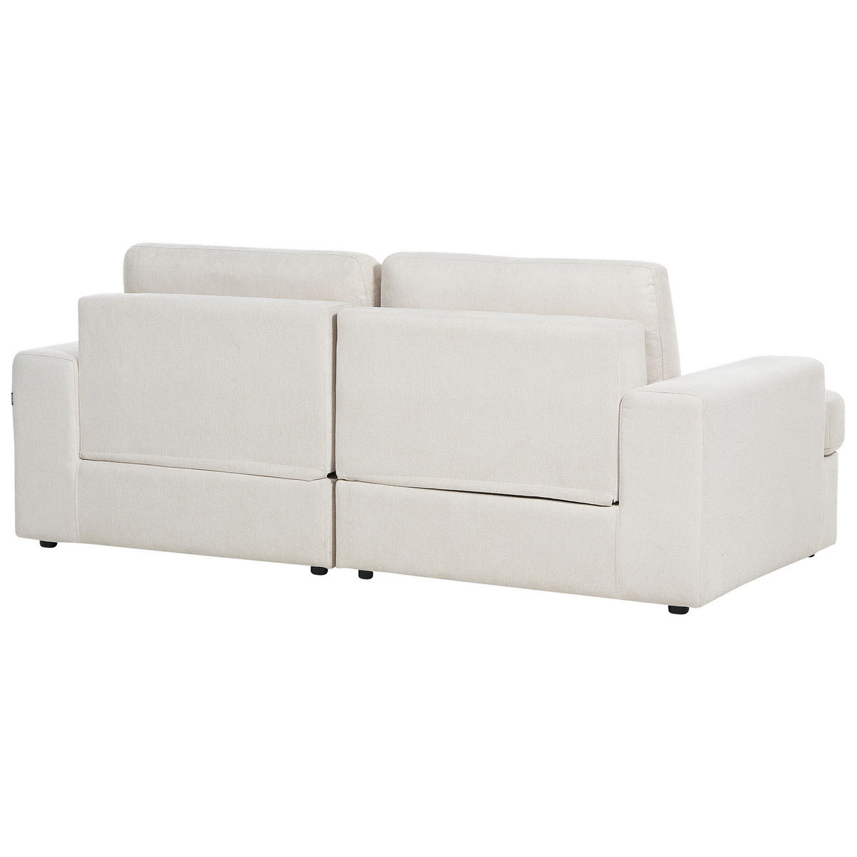3-SITZER-SOFA hellbeige Alla - Beige, Textil (208/86/112cm) - Beliani