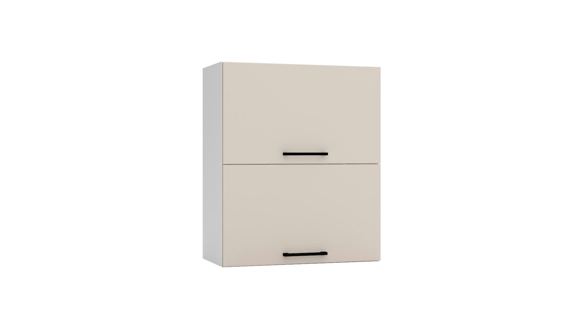 HÄNGESCHRANK W60GRF/2 - Morvex - Hochwertige Küchen Optik - Beige, Holz/Metall (60/72/30cm) - ROYAL24_MARKT