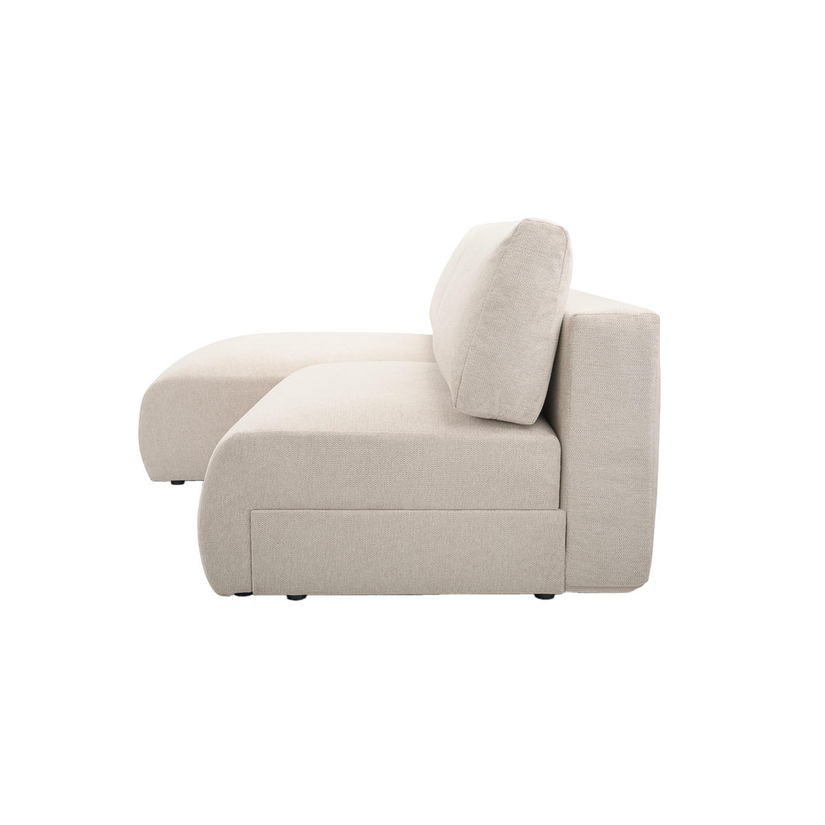 ECKSOFA Ripley mit Schlaffunktion, Beige - Beige, Textil (223/150cm) - Fedve