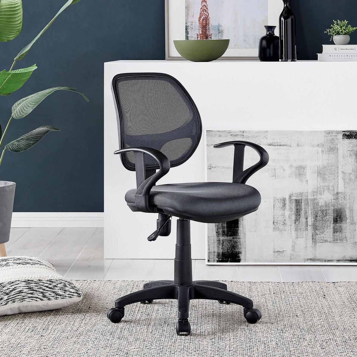 KINDERDREHSTUHL COOL - Grau, Textil (58/97/58cm) - IDIMEX