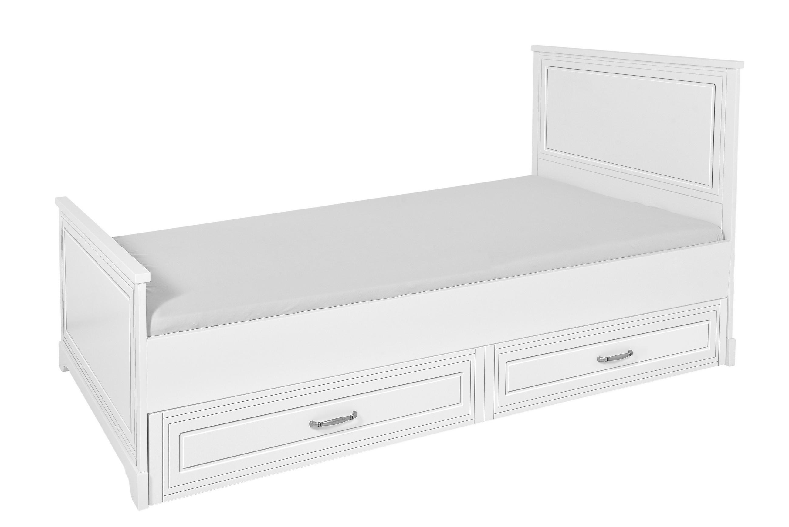 KINDERBETT Melody 200/90 - Weiß, Holzwerkstoff (90/200cm) - RAUMHIRSCH FURNITURE