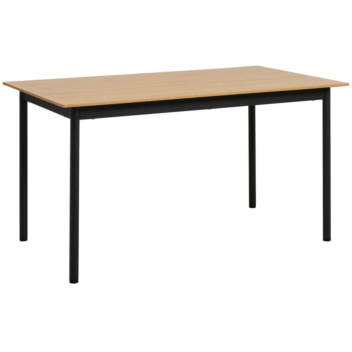 ESSTISCH Mogest 140 cm - Beige, Holzwerkstoff/Metall (85/140/75cm) - Selsey