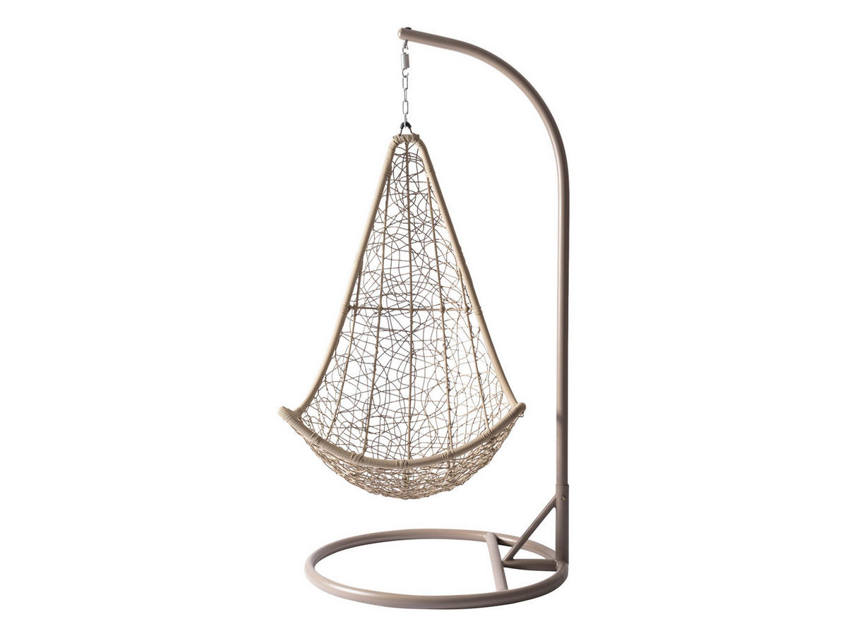 HÄNGESESSEL Boho - Beige, Metall (95/195/95cm) - MIRJAN24