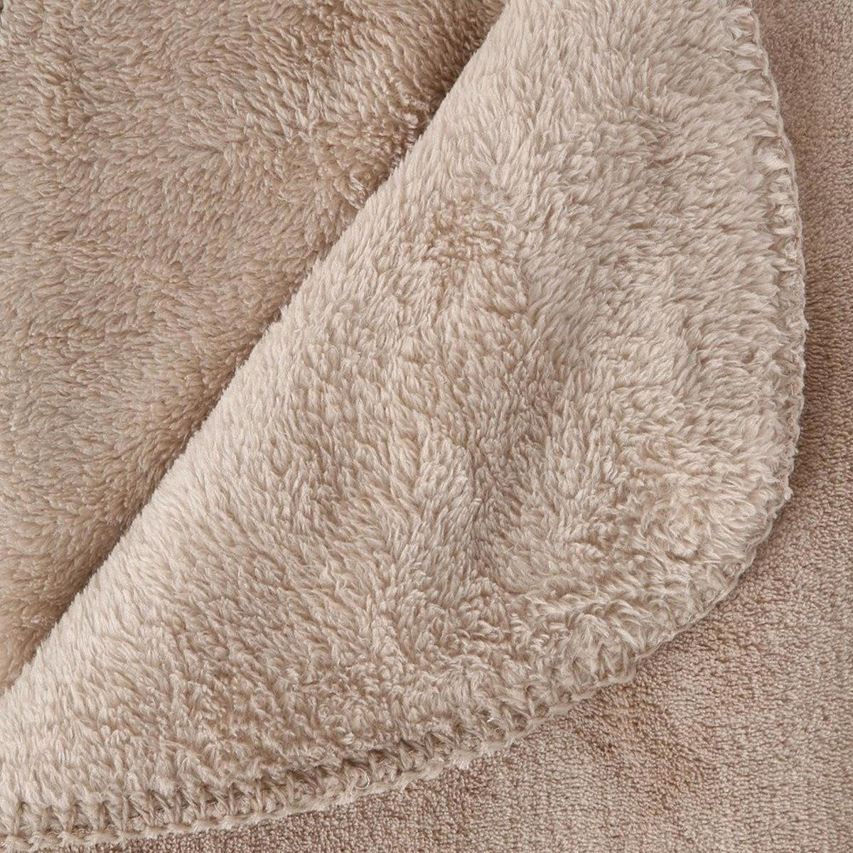 FLEECEDECKE 180 cm - Beige, Textil (180/230cm) - Atmosphera Createur d´interieur