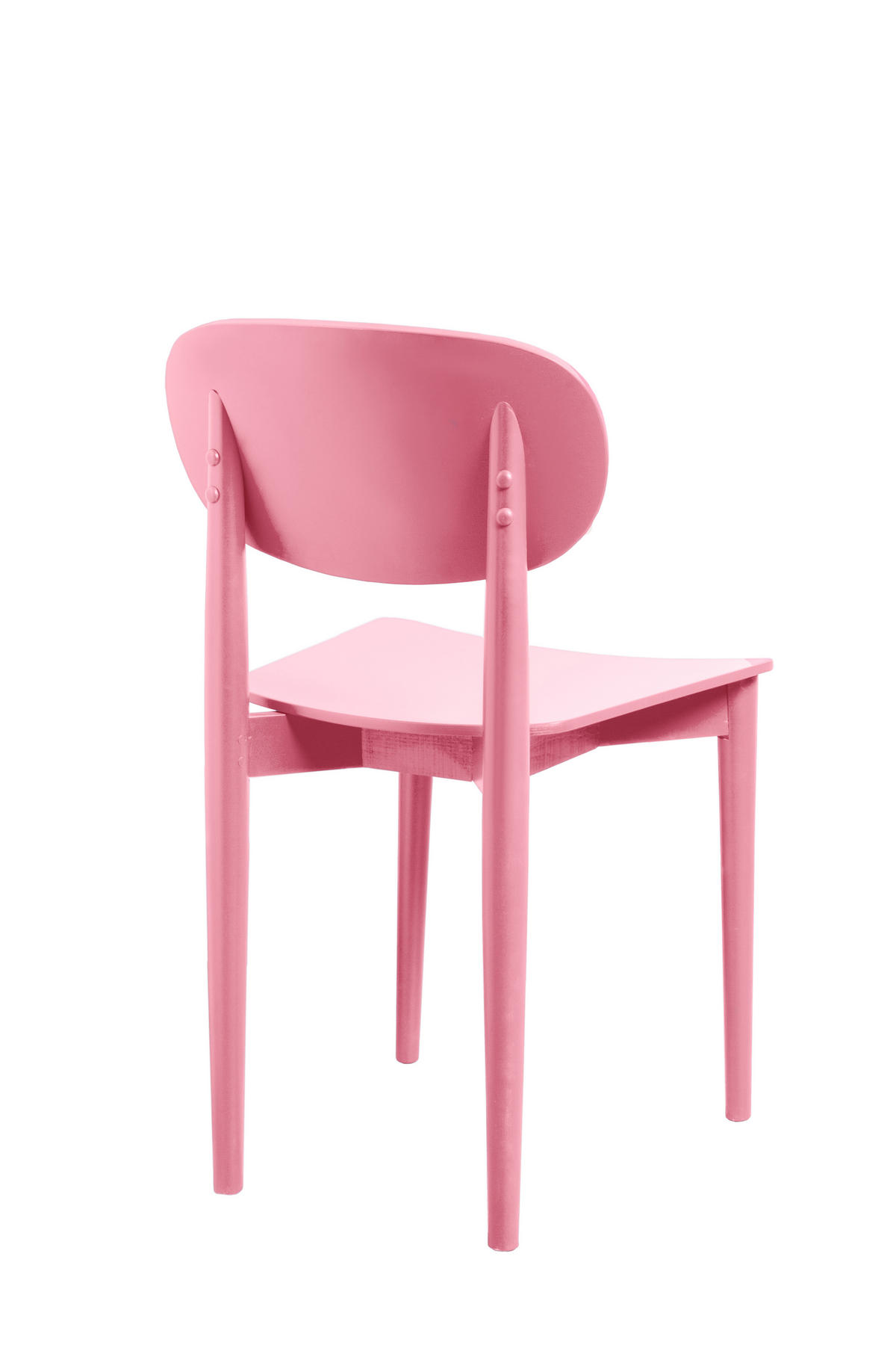 STUHL aus massivem Buchenholz in Rosa SANDRO - Pink, Holz (43/80/50cm) - RNT By Really Nice Things