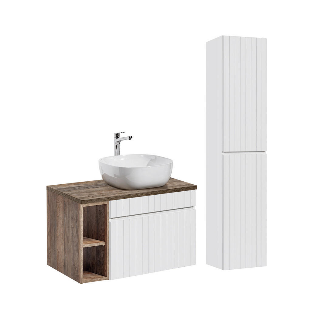 Petits-meubles KOUPELNOVÝ NÁBYTEK 80cm Zelie 2er-Set Bílá