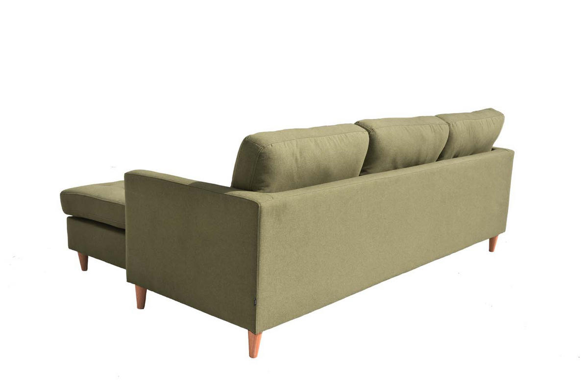 ECKSOFA SOFA grün - Grün, Holz (151/219cm) - ebuy24