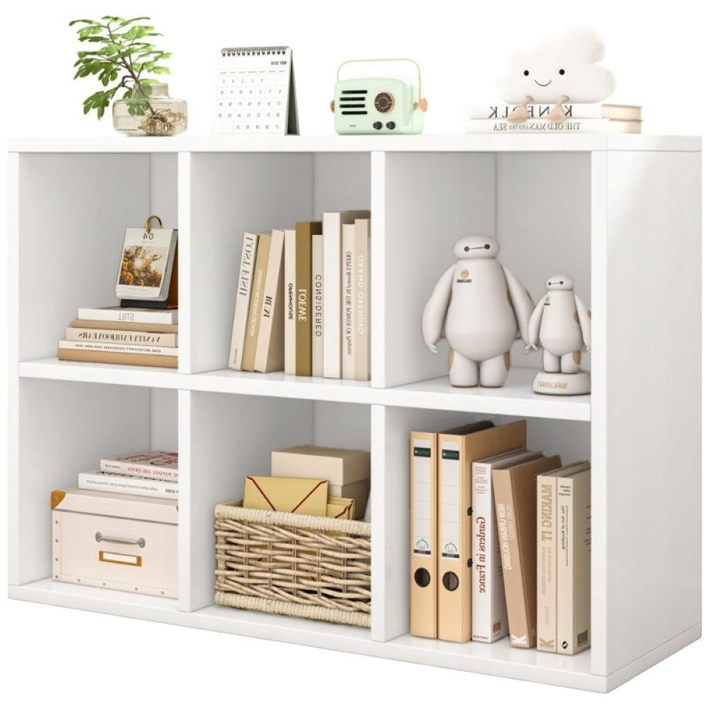 XXXLutz Bücherregal, Weiß 90x60x30 cm