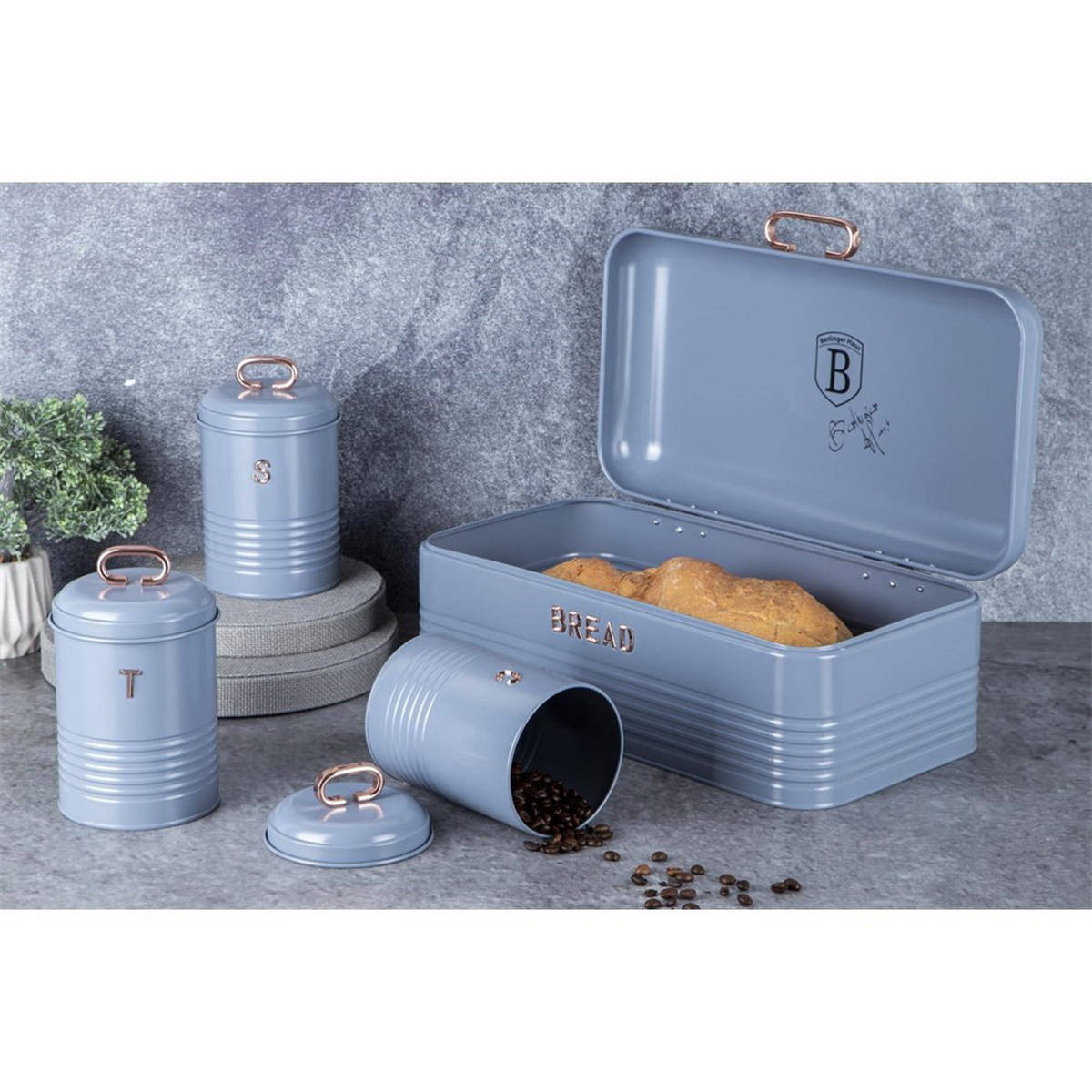 BROTKASTEN Silber 42.5/23/16 cm BH6755 - Silberfarben, Metall (23/16/42.5cm) - Berlinger Haus