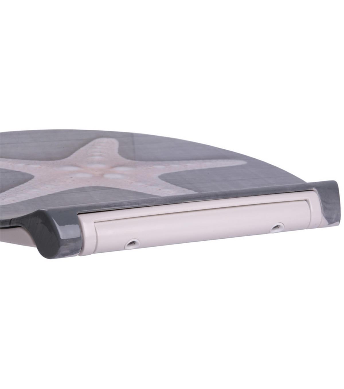 WC-SITZ mit Absenkautomatik Flat Bastia - Grau, Holzwerkstoff (38/6/47cm) - Sanilo