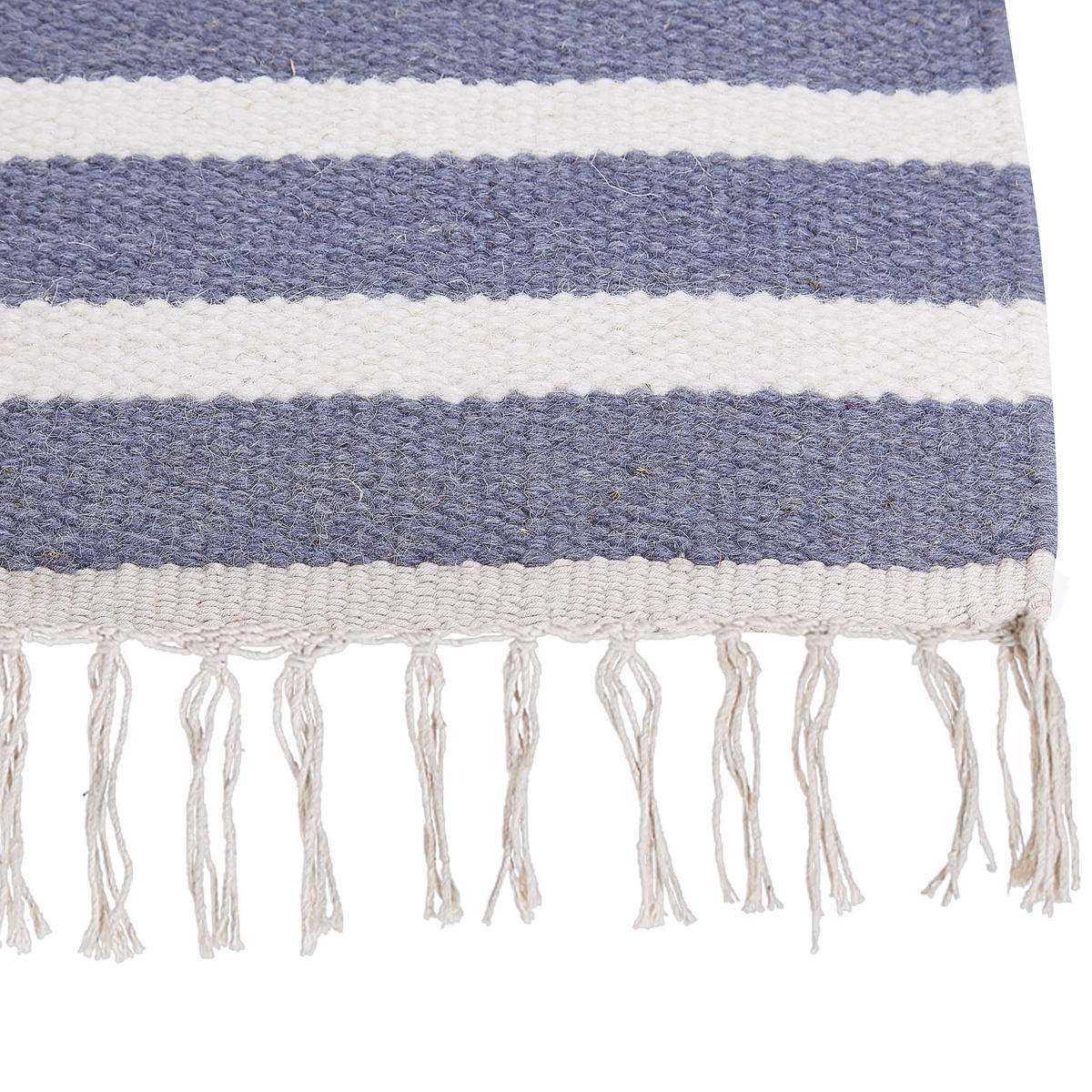 TEPPICH geflochten Engiz 200/140 cm - Multicolor, Textil (140/200cm) - Beliani