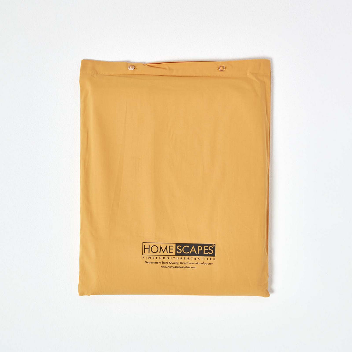 PERKAL-SPANNBETTLAKEN, Ägyptische Baumwolle, Fadendichte 200 - Gelb, Textil (120/190cm) - Homescapes