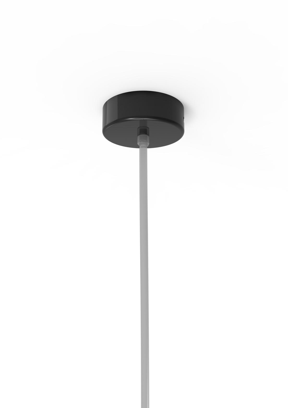 HÄNGELEUCHTE Dong - Schwarz Hochglanz, Metall (25/25/32.5cm) - Lumicom