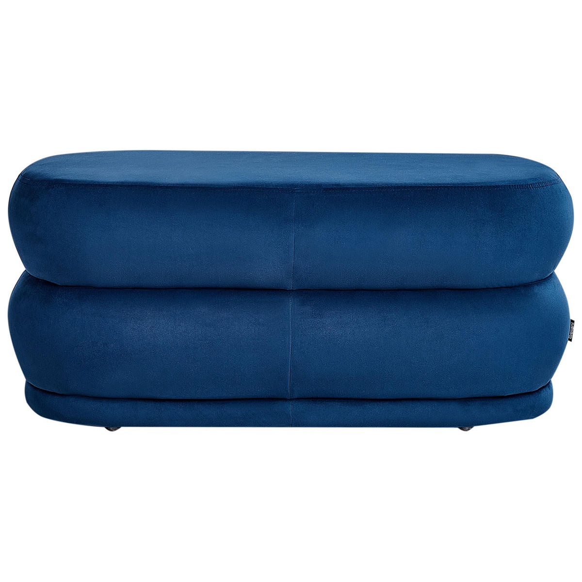 BANK Marineblau Ellendale - Blau, Textil (90/40/41cm) - Beliani