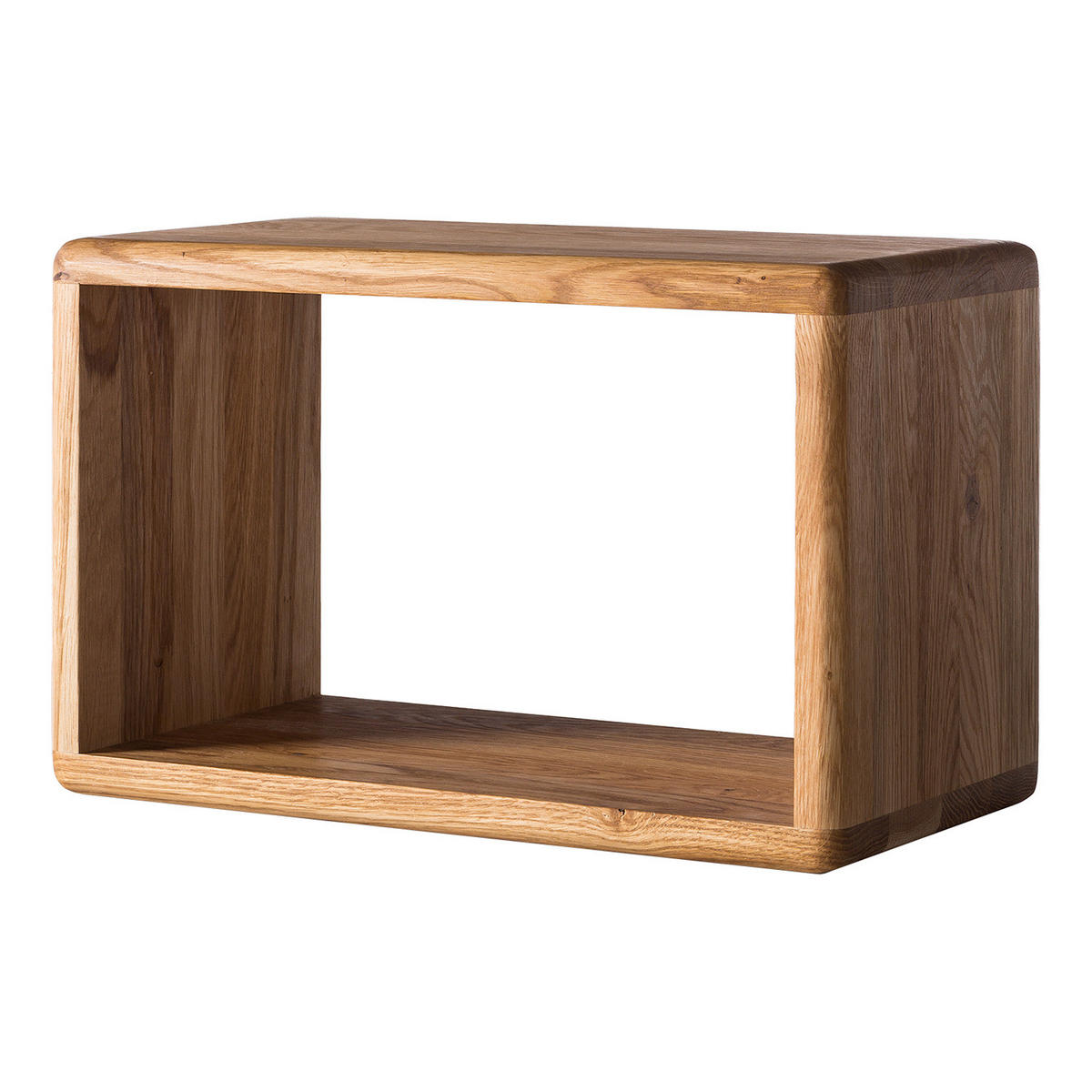 WANDREGAL - Braun - Eichefarben, Holz (45/30/20cm) - home24