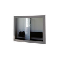 SPIEGEL Löhne Grau Matt - Grau, Holzwerkstoff (75.5/59.7/2cm) - Vladon