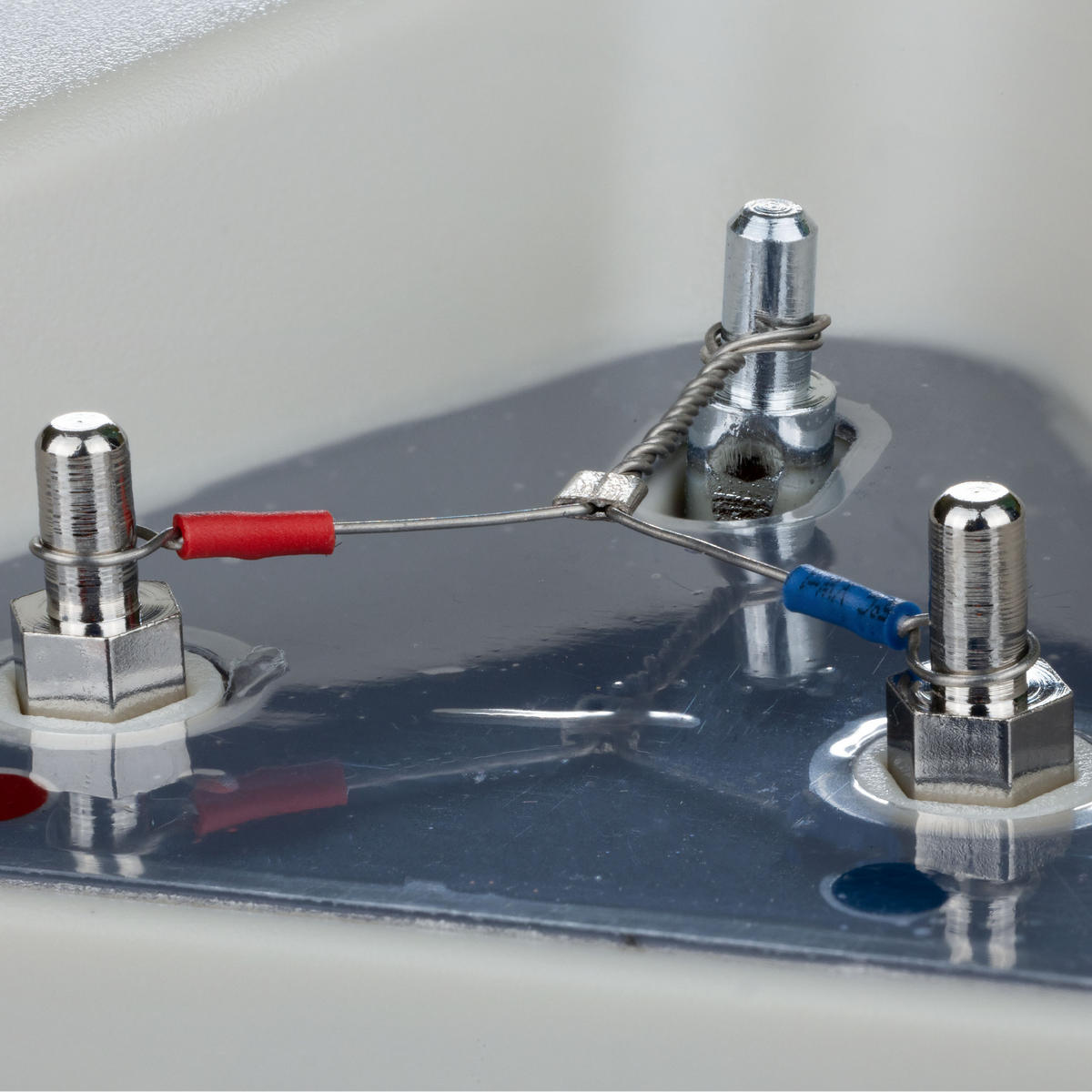 TEMPERATURMESSGERÄT 191 - für Lötkolben, K-Thermoelement, 0-600 °C, 3,5 Zoll LCD, 10 Sensoren, 6F22 Batterie, Set - Multicolor, Kunststoff/Metall (16/8/4cm)