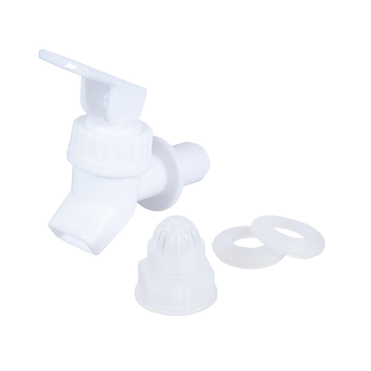 2XGETRÄNKESPENDER - Transparent, Kunststoff (3L) - Relaxdays