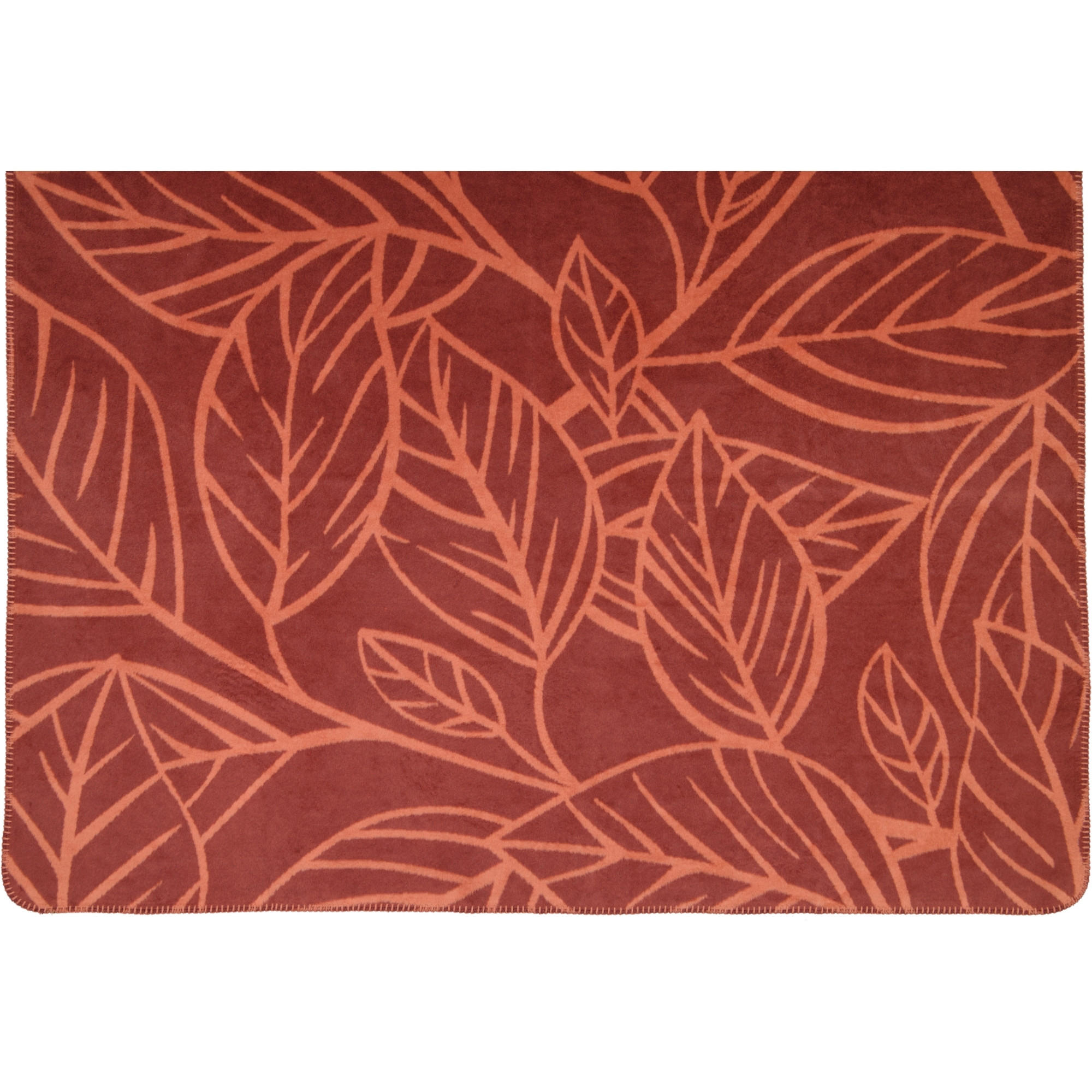WOHNDECKE AURORA BORDEAUX - Rot, Textil (150/200cm) - Zöllner