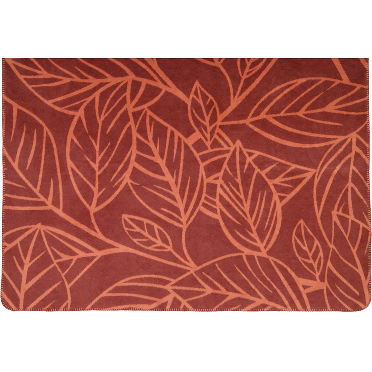 WOHNDECKE AURORA BORDEAUX - Rot, Textil (150/200cm) - Zöllner