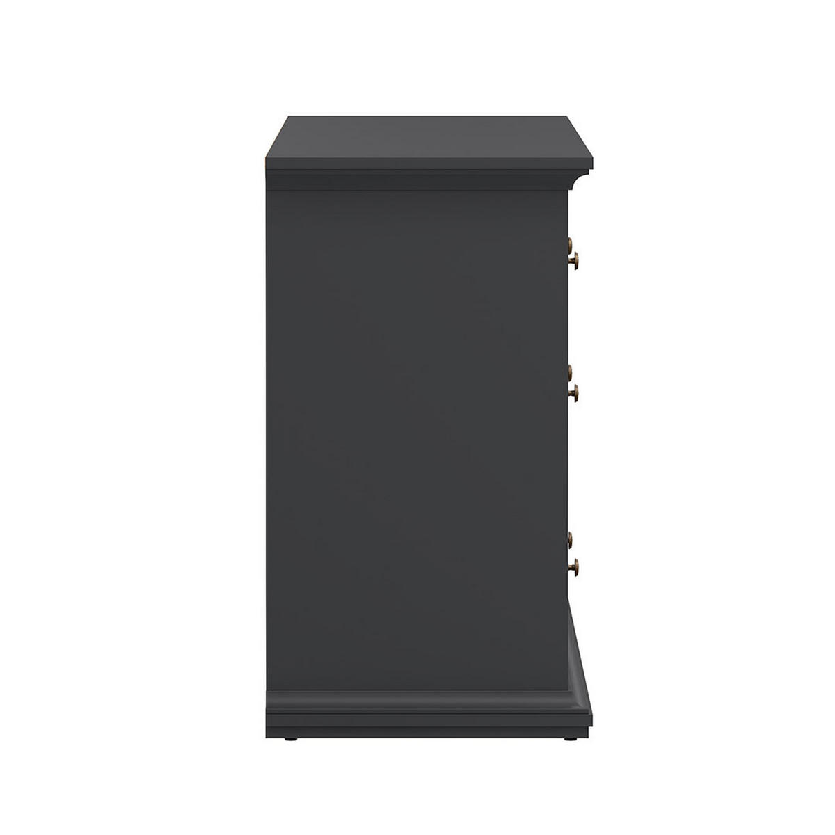 KOMMODE Schwarz - Schwarz, Holzwerkstoff (183/87/48cm) - ebuy24