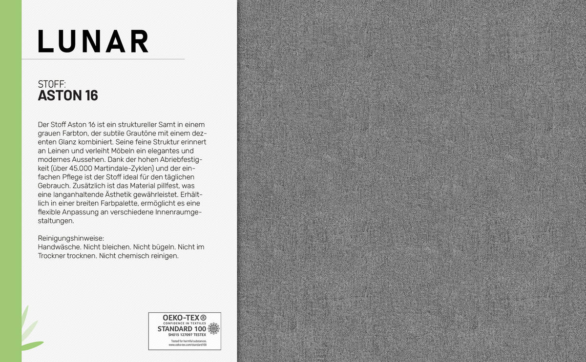 ECKSCHLAFSOFA Lunar Schlafsofa mit Bettkasten, Hellgrau - Hellgrau, Holz (237/166cm) - Panda Möbel