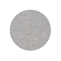 BAUMWOLLTEPPICH Ron handgewebt ø 240 cm rund - Schwarz, Naturmaterialien/Textil (240/240cm) - benuta
