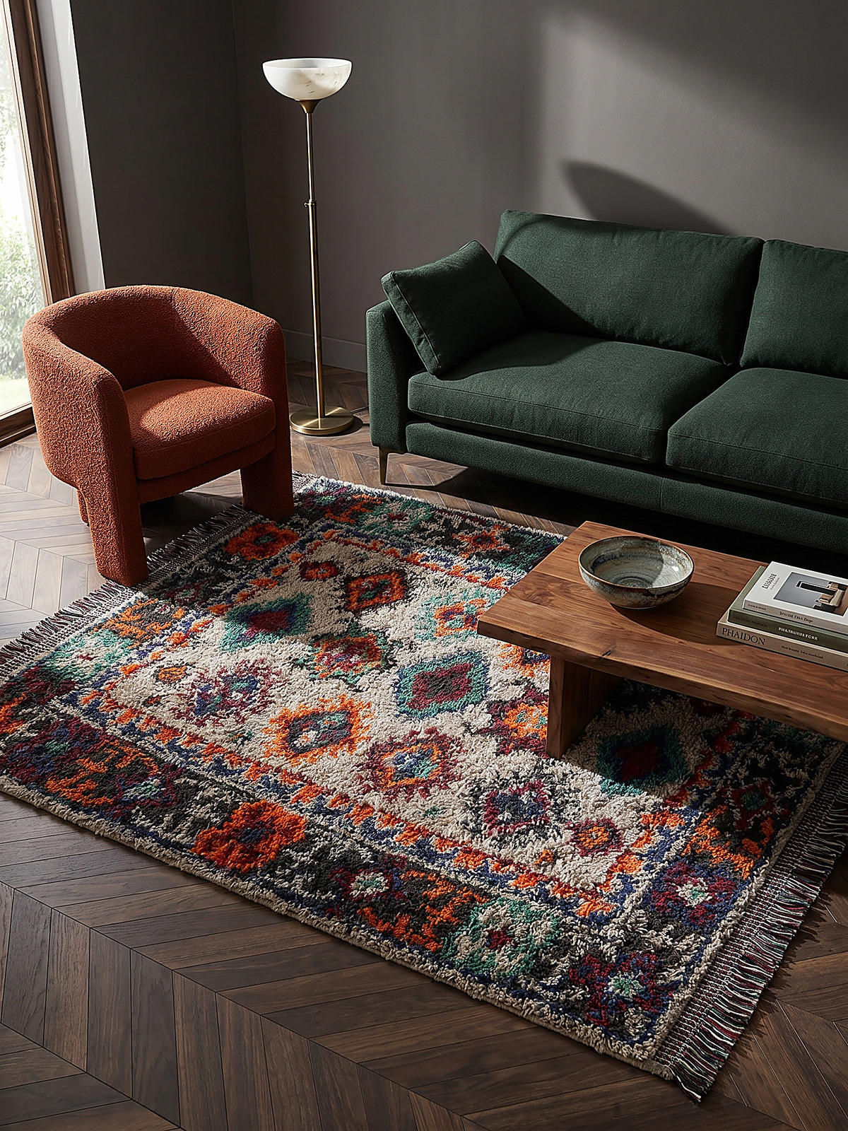 HOCHFLORTEPPICH mit Fransen TAFRAUT, im Berber-Stil, Bunt, 200 x 300 cm - Multicolor, Textil (300/200cm) - KADIMA DESIGN