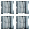 SITZKISSEN Righe 50/50 cm 4er-Set - Grau, Textil (50/5/50cm) - Madison