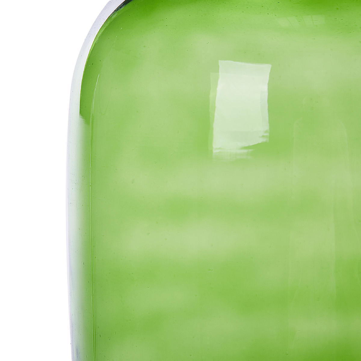 DEKOVASE Glas grün Pulao - Grün, Glas (31cm) - Beliani