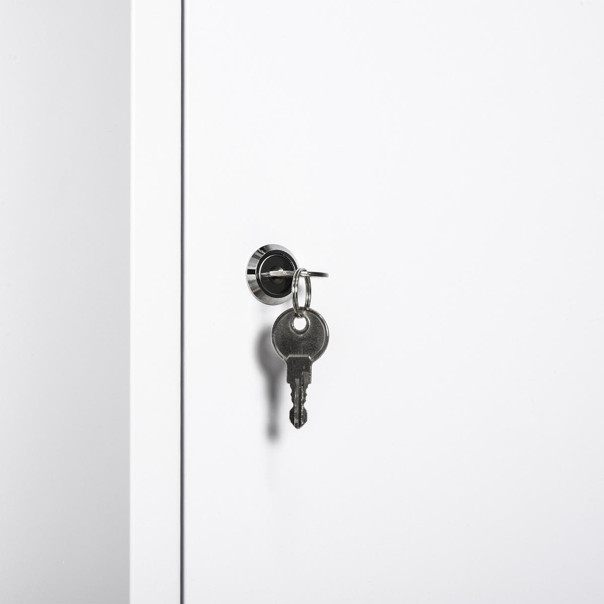 MEDIZINSCHRANK DE-15938 abschließbar mit 2 Schlüsseln Weiß - Weiß, Metall (18/60/40cm) - ComfortXL