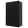 KÜCHENHÄNGESCHRANK Lamello W4/60 Schwarz Matt / Lava 60 / 32,5 / 96cm - Dunkelgrau/Schwarz, Holz/Holzwerkstoff (60/96/32.5cm) - Feldmann-Wohnen