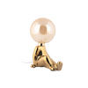 TISCHLAMPE Ross 16.5/12/22.5 cm - Goldfarben, Keramik (16.5/12/22.5cm) - Leitmotiv