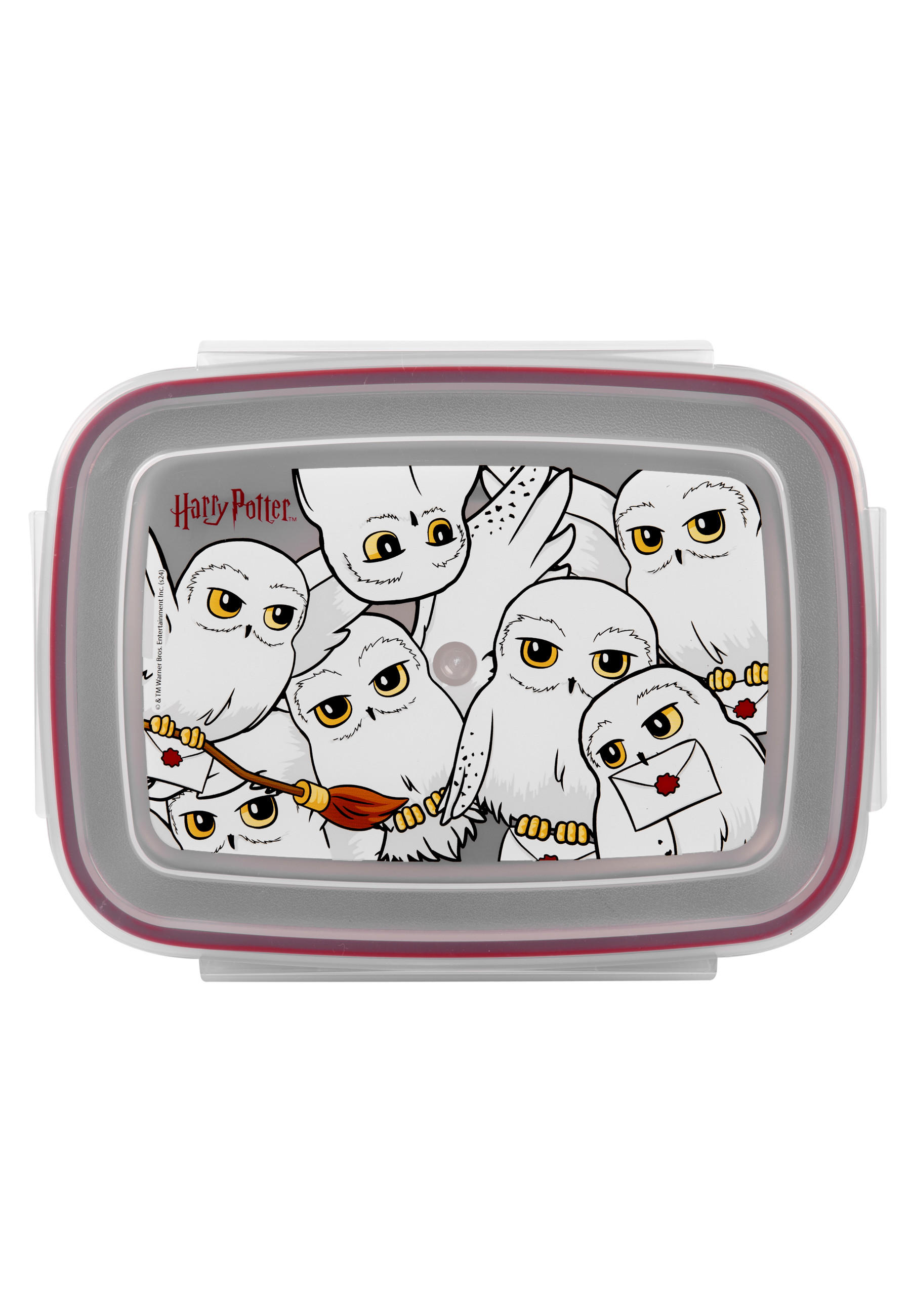 BROTDOSE Harry Potter Hedwig Silber 20 x 14,5 x 6,5 cm - Grau, Metall (20/6.5/14.5cm) - United Labels