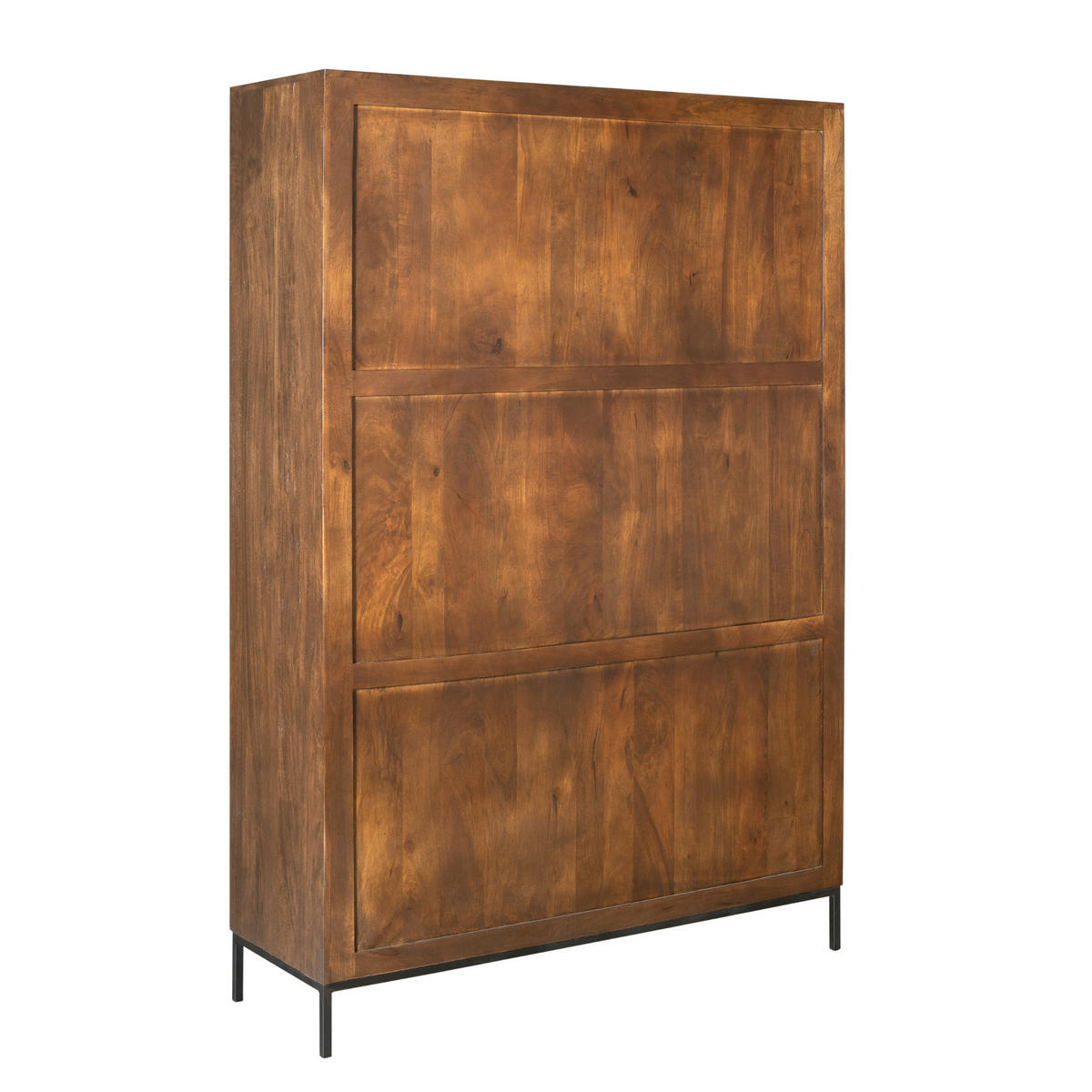 REGAL Madison Braun 45/135/200 cm - Dunkelbraun, Holz (135/200/45cm) - Starfurn