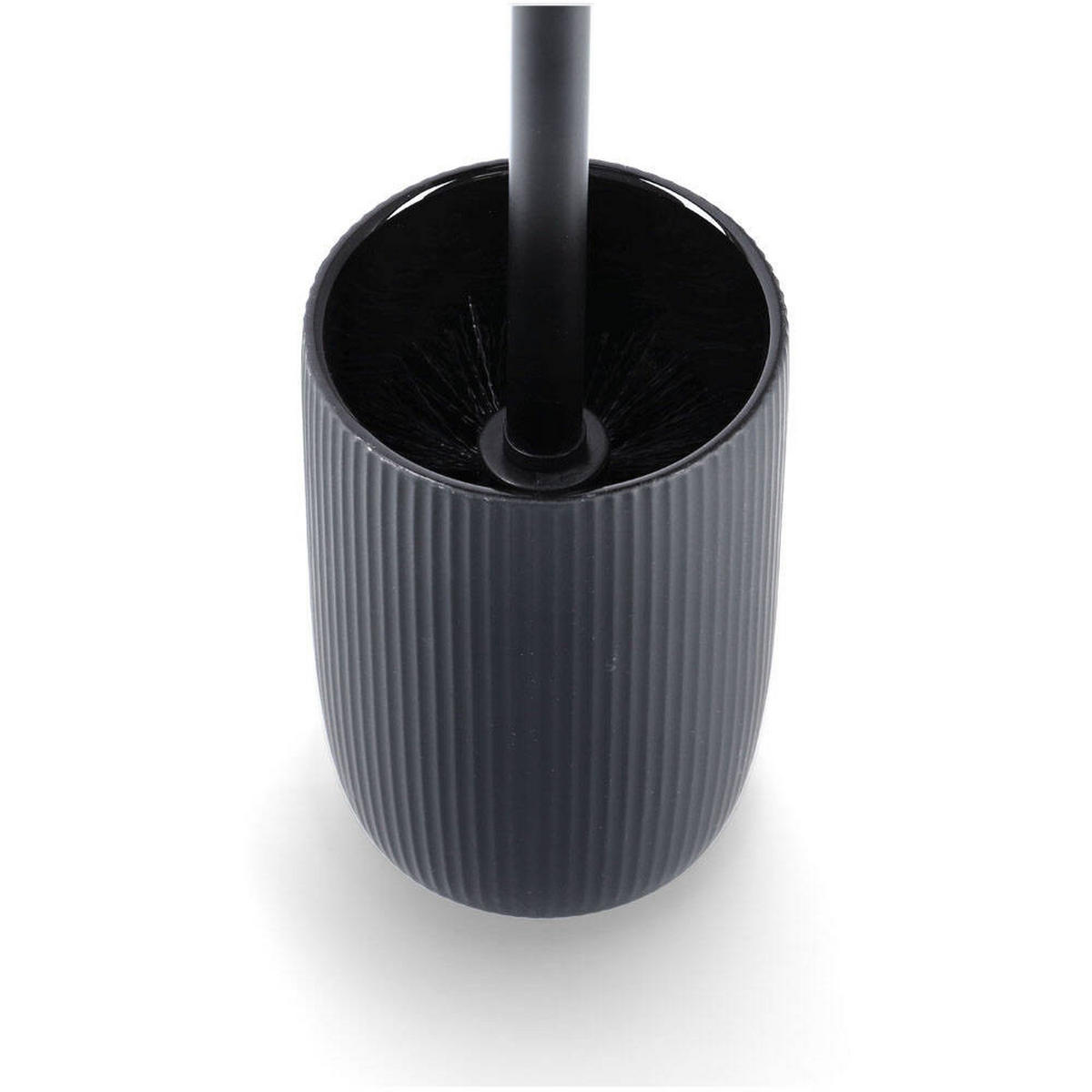 WC-BÜRSTE Keramik 10 cm - Schwarz, Keramik (10/37.5/10cm)