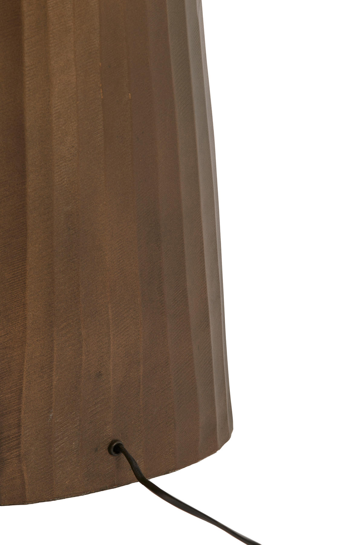 STEHLAMPE Mijas Braun 27.5/14/144 cm - Braun, Metall (27.5/14/144cm) - Light & Living