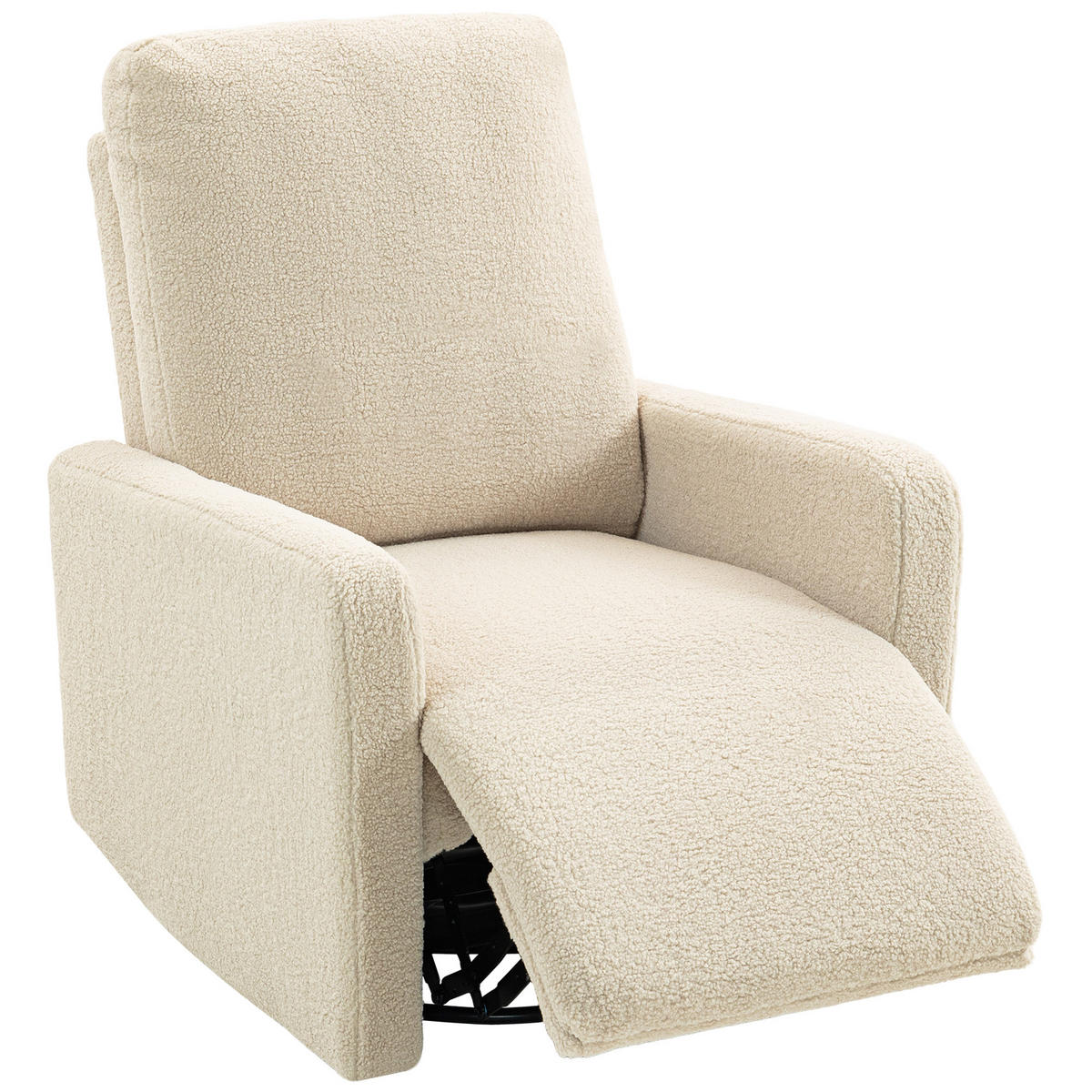 RELAXSESSEL DE-15402 135° neigbar mit Fußstütze Beige - Beige, Metall (76/100/94cm) - ComfortXL