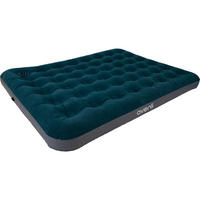 LUFTBETT Luftmatratze Camping CloudCoil grün mit Fußpumpe 203x152x22cm - Grün, Kunststoff (152/203cm) - Avenli