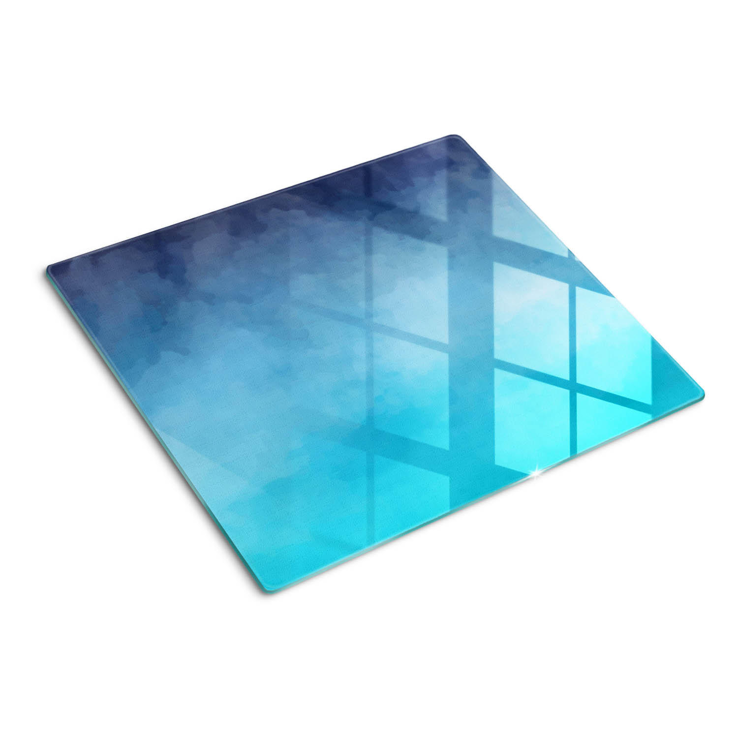 GLASPLATTE 60x52 cm Rauch - Grün, Glas (60/0.4/52cm) - TULUP