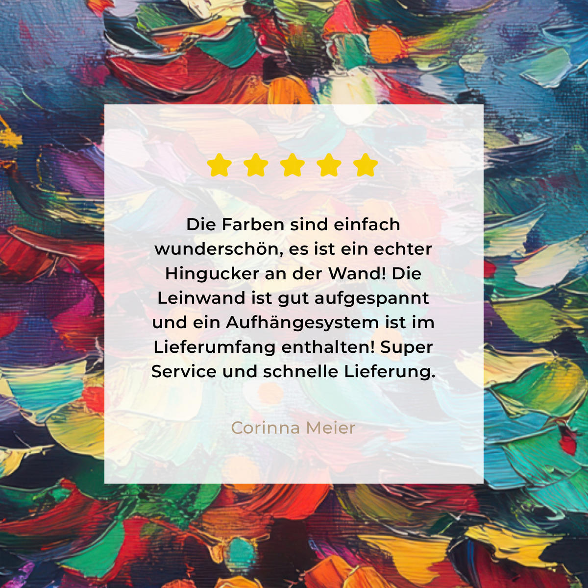LEINWANDBILD Weihnachtsbaum - Weihnachten - Abstrakt - Farbenfroh 20x30 cm - Multicolor, Textil (20/30cm) - MuchoWow