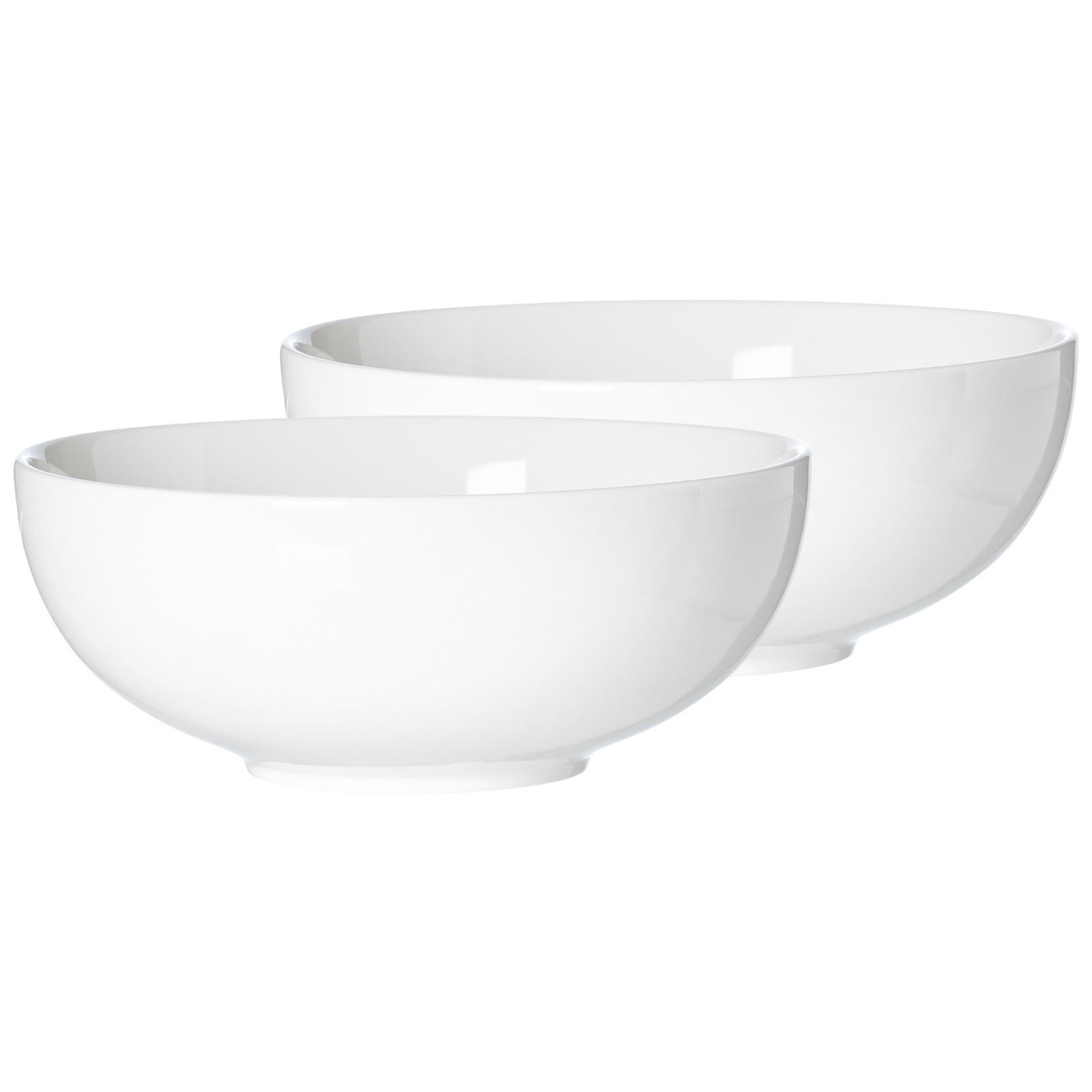 SERVIERSCHALEN Skagen weiß ø 20 cm 2er Set - Weiß, Keramik (20cm) - Ritzenhoff Breker